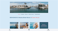 Desktop Screenshot of nautica-broker-murcia.es